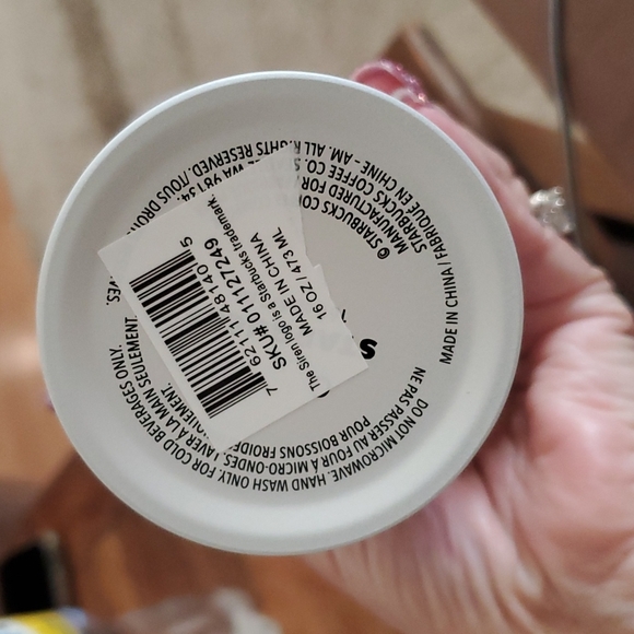 NWT Starbucks Pearlescent white Tumbler - Picture 7 of 7